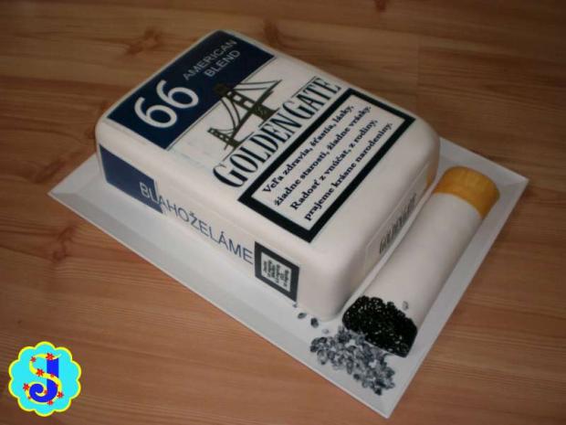 Cigarety, torta, Narodeninové torty Cigarety, torta, Narodeninové torty, Janka.S, 1