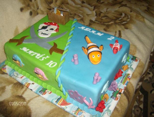 pre dvoch bratov na želanie, torta, Ostané torty pre deti pre dvoch bratov na želanie, torta, Ostané torty pre deti, jujanta, 1