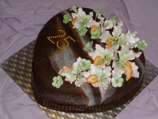 Srdce s orchideami, torta Srdce s orchideami, torta, Žanet, 1