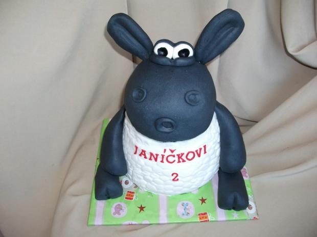 Ovečka Timmi, torta, Rozprávkové torty Ovečka Timmi, torta, Rozprávkové torty, Alenik, 1