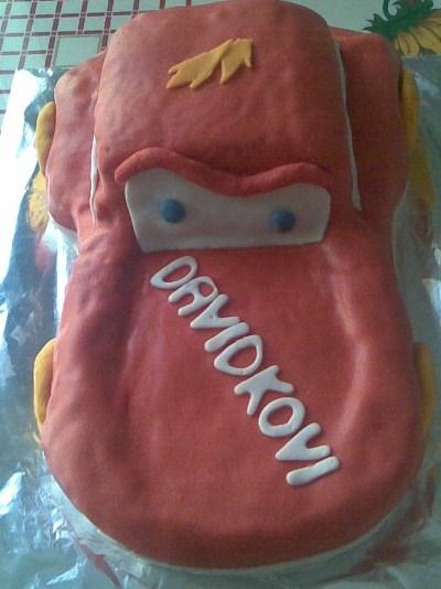 Mc Quinn zpredu, torta, Torty autíčka, vláčiky, danka82, 1