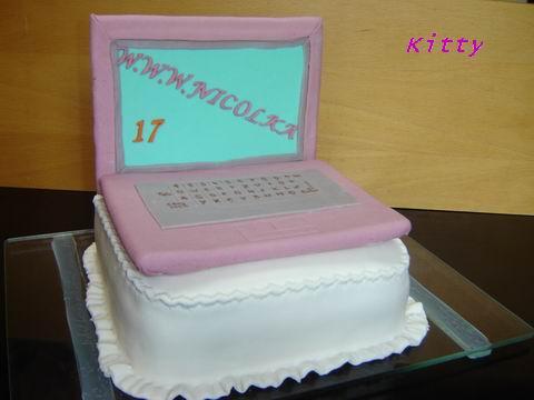 Notebook, torta, Netradičné torty Notebook, torta, Netradičné torty, Katarína 37, 1