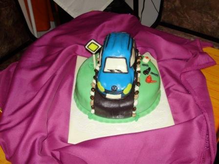auto, torta, Narodeninové torty, marja, 1