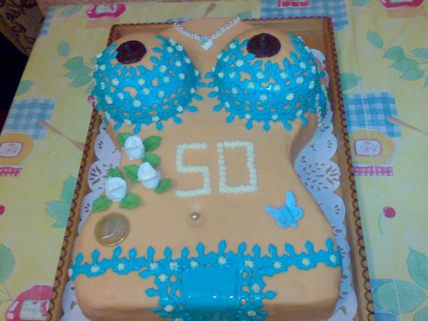 torzo ženy k 50-tke, torta, Torty pre dospelých *, zabacka, 1