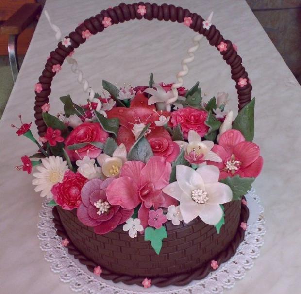 košík pre mamu, torta, Narodeninové torty, 01timea, 1