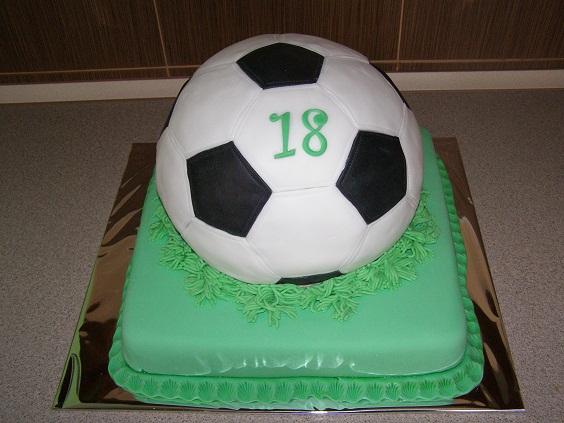 Futbalová lopta, torta, Narodeninové torty Futbalová lopta, torta, Narodeninové torty, katuska29, 1