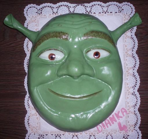 shrek, torta, Rozprávkové torty shrek, torta, Rozprávkové torty, maxinecka, 1