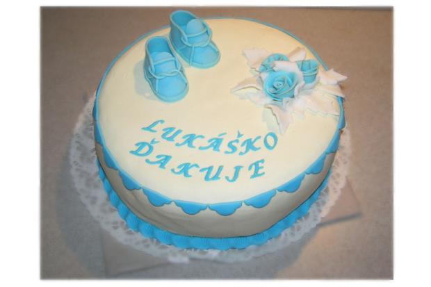 Krstinová - poďakovanie krstným rodičom, torta, Torty na krstiny, Marcela_SNV, 1