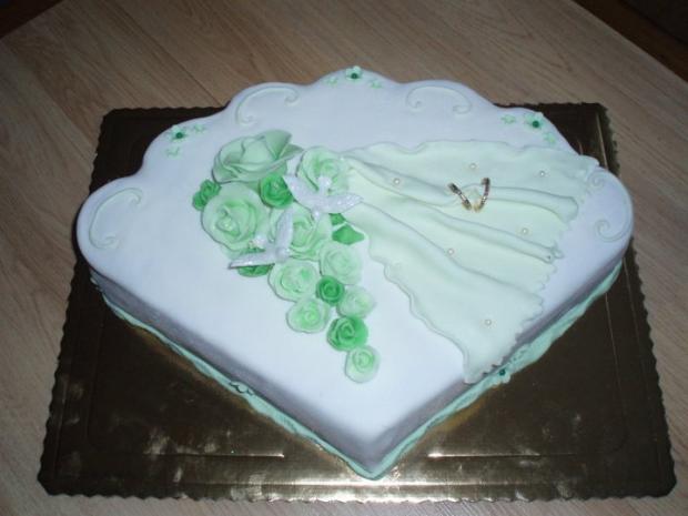 svadobná č. 4 , torta, Svadobné torty svadobná č. 4 , torta, Svadobné torty, Ivet, 1
