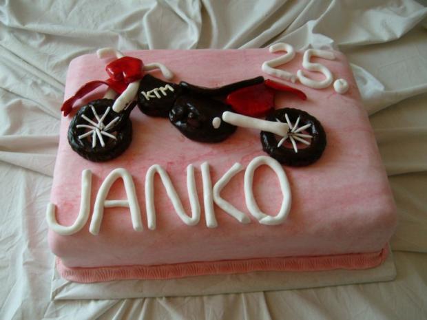 s motorkou, torta, Narodeninové torty, adritimkova, 1