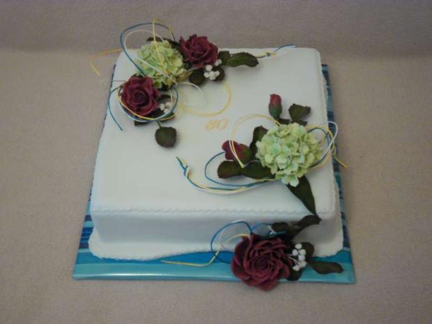 K 80 narodeninám, torta, Narodeninové torty K 80 narodeninám, torta, Narodeninové torty, ZuzkaM, 1