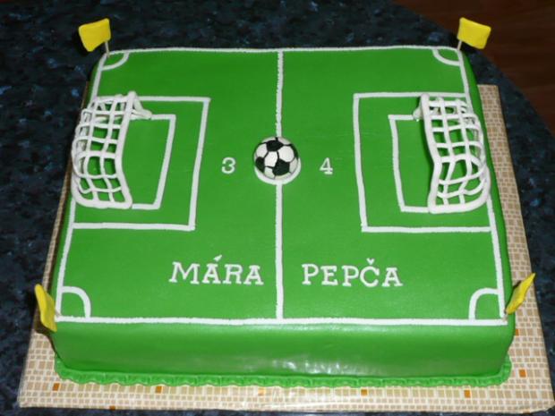 Fotbalové hřiště, torta, Športové torty, m.vecernikova, 1