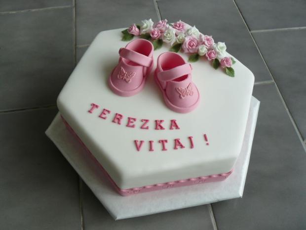 krst Terezka, torta, Torty na krstiny, zdenka2007, 1