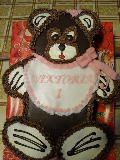 macko, torta, Torty so zvieratkami, rozika, 1
