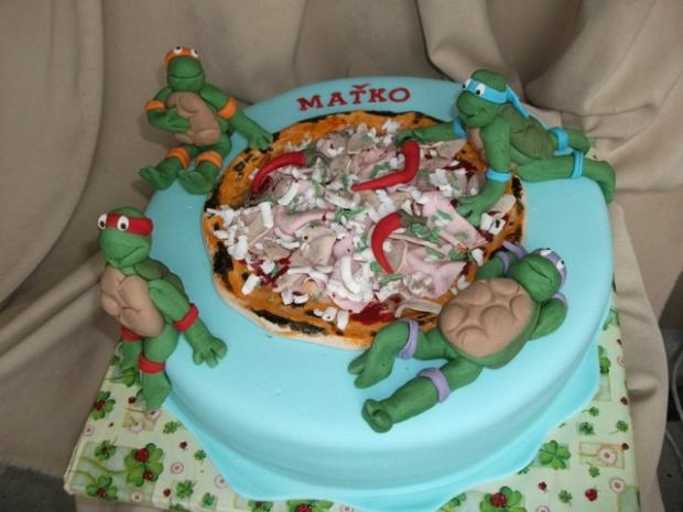 Ninja korytnacky, torta, Rozprávkové torty Ninja korytnacky, torta, Rozprávkové torty, Alenik, 1