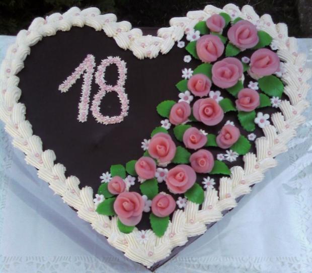 Srdce na 18-tku, torta Srdce na 18-tku, torta, Betusko, 1