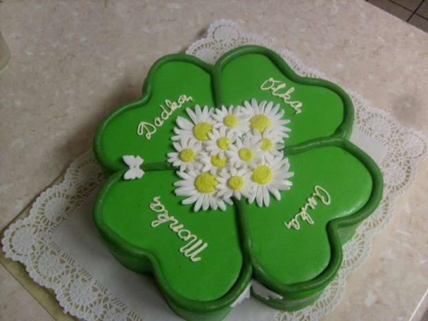 štvorlístok, torta, Narodeninové torty štvorlístok, torta, Narodeninové torty, andrea.d, 1