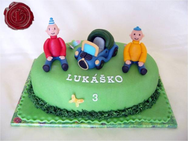 Pat a Mat pre Lukáška, torta, Rozprávkové torty Pat a Mat pre Lukáška, torta, Rozprávkové torty, lenkafab, 1