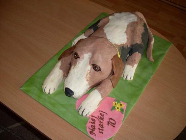 PSÍK PRE STARKÚ, torta, Torty so zvieratkami PSÍK PRE STARKÚ, torta, Torty so zvieratkami, Mária Vašová, 1