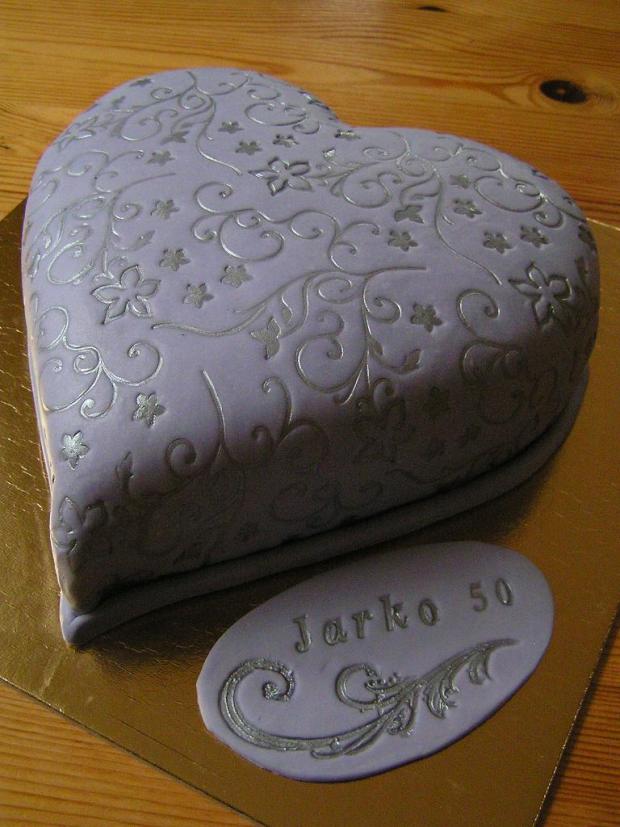 fialové srdce, torta fialové srdce, torta, Margareta B, 1