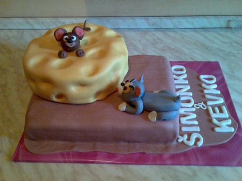 Tom a Jerry, torta, Rozprávkové torty Tom a Jerry, torta, Rozprávkové torty, alioska, 1