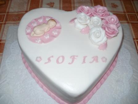 Sofia - krst, torta, Torty na krstiny, zuzanka1701, 1