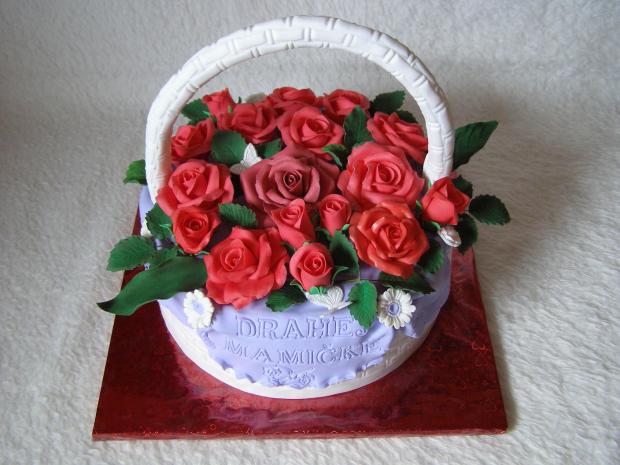 Košík II pre mamičku, torta, Netradičné torty Košík II pre mamičku, torta, Netradičné torty, Miruš 77, 1
