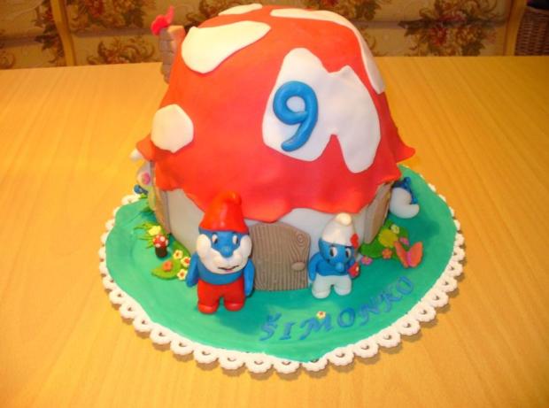 šmolkovia, torta, Rozprávkové torty šmolkovia, torta, Rozprávkové torty, Andy222, 1