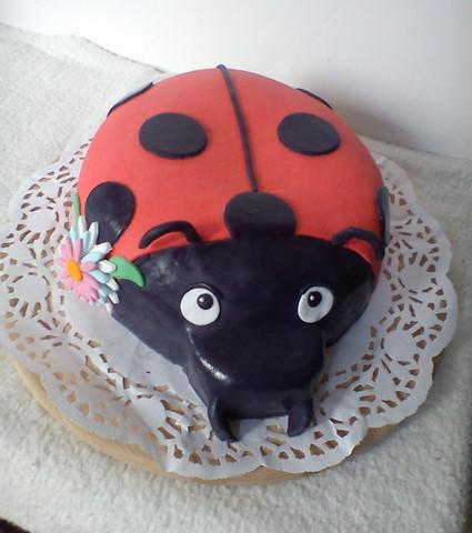 lienka, torta, Torty so zvieratkami, čučka, 1