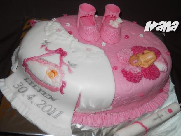 Krstinová pre Lilien, torta, Torty na krstiny Krstinová pre Lilien, torta, Torty na krstiny, Ivana111111, 1