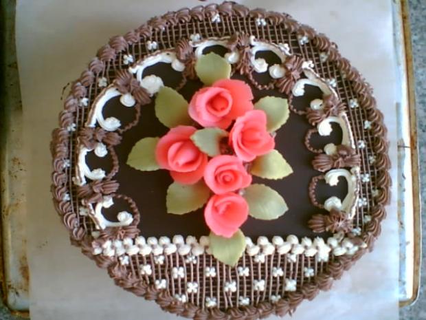 čokoládový kruh, torta čokoládový kruh, torta, veo, 1
