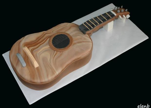 Gitara, torta, Netradičné torty, Elen Bielikova, 1