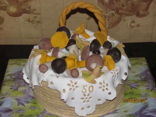 kosik pre hubara na50, torta, Narodeninové torty kosik pre hubara na50, torta, Narodeninové torty, Dancul, 1