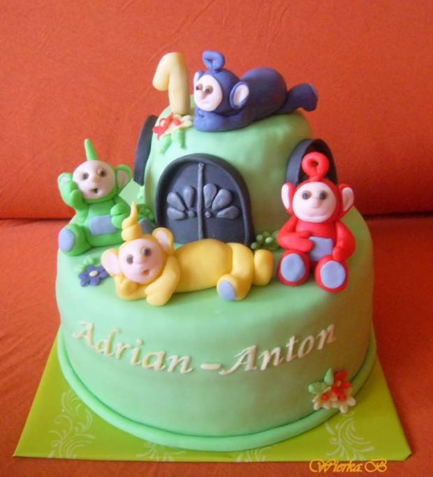 Teletubbies po druhé.., torta, Rozprávkové torty Teletubbies po druhé.., torta, Rozprávkové torty, werona, 1