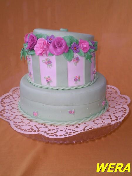 krabice květů, torta, Narodeninové torty, WERA, 1