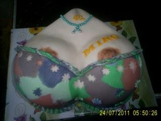 Prsicka v maskacovej podprsenke, torta, Torty pre dospelých *, olinockaaa, 1