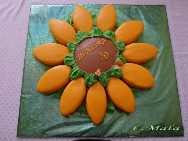 slnečnica 02, torta, Narodeninové torty, L.Maťa, 1