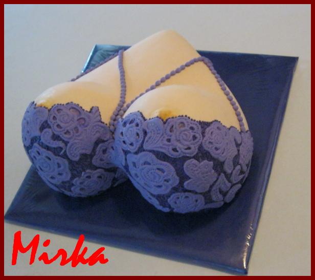 fialová podprda, torta, Torty pre dospelých *, Miru, 1