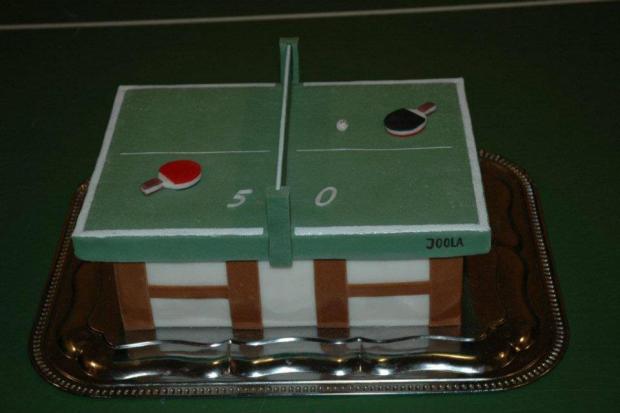 pinpongový stôl, torta, Netradičné torty, veronika101, 1
