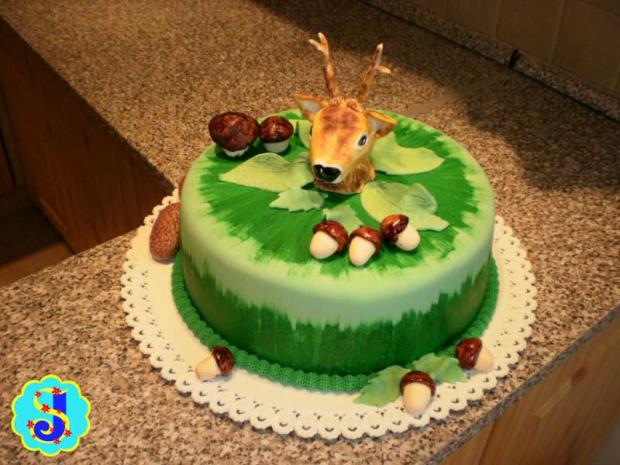 Srnček, torta, Narodeninové torty Srnček, torta, Narodeninové torty, Janka.S, 1