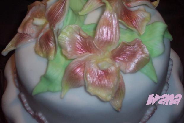 Orchidea-detail, torta, Narodeninové torty, Ivana111111, 1