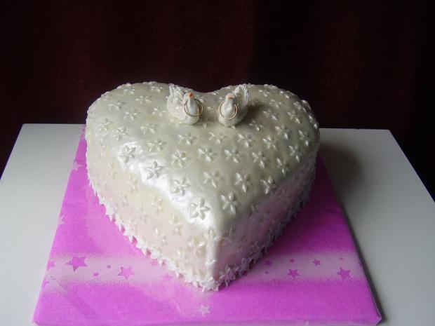 svadobné srdiečko, torta svadobné srdiečko, torta, anasul, 1