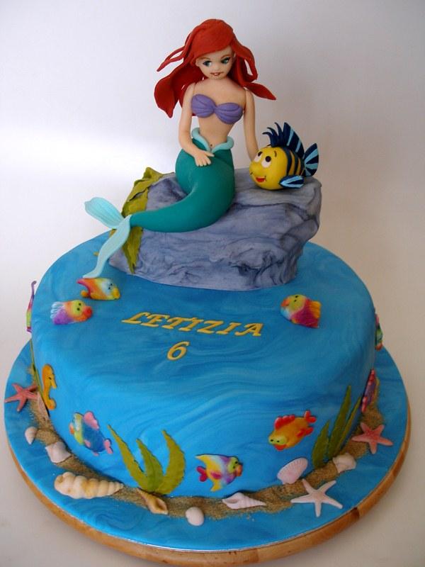 Ariel, malá morská víla, torta, Rozprávkové torty Ariel, malá morská víla, torta, Rozprávkové torty, KatkaRF, 1