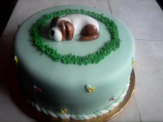 so psíkom, torta, Torty so zvieratkami, gentana, 1