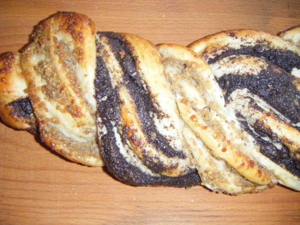 orechovo-makový vrkoč, torta, Zákusky orechovo-makový vrkoč, torta, Zákusky, Maria60, 1