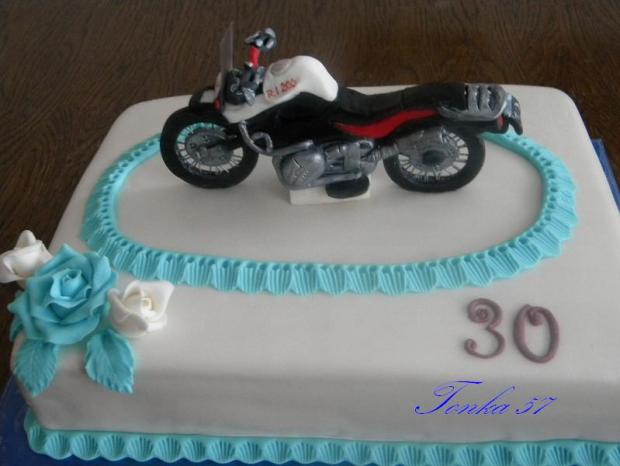 motorka, torta, Narodeninové torty motorka, torta, Narodeninové torty, Tonka 57, 1