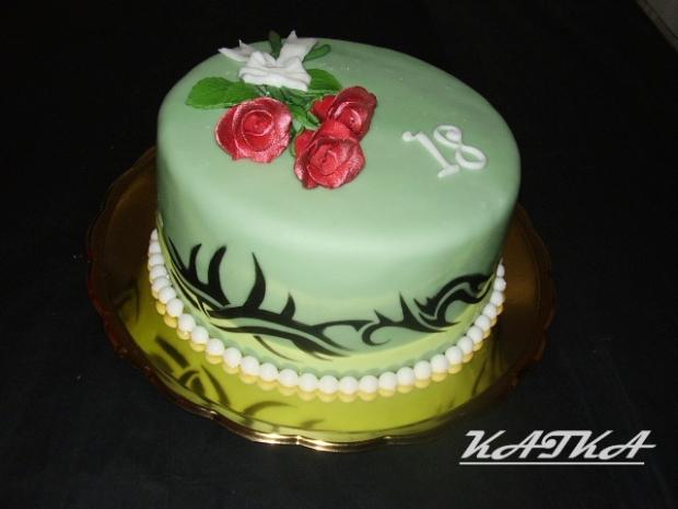 prvá so stencilom, torta, Narodeninové torty prvá so stencilom, torta, Narodeninové torty, Katka Ozsvaldova, 1