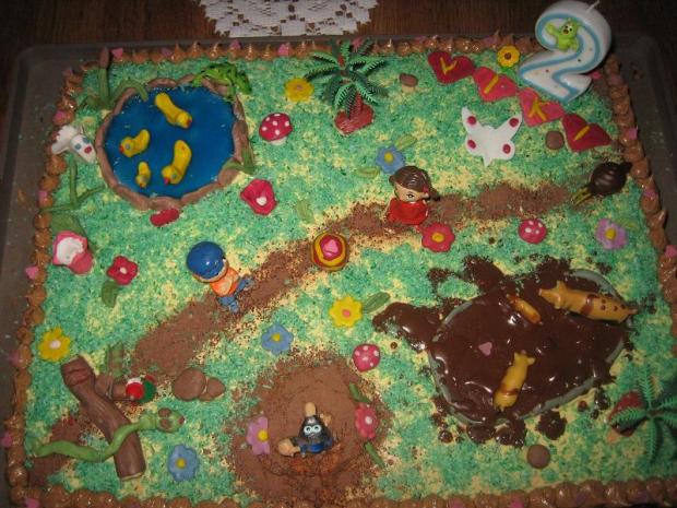 Narodeninová torta pre Vikinku., torta, Ostané torty pre deti, Zdenka.S, 1
