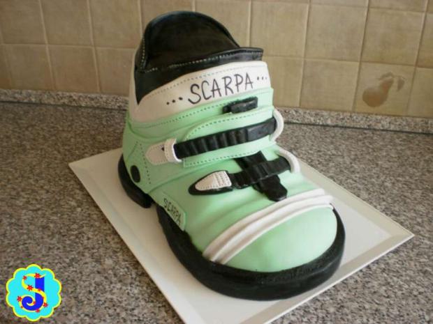 Lyžiarka, torta, Narodeninové torty, Janka.S, 1