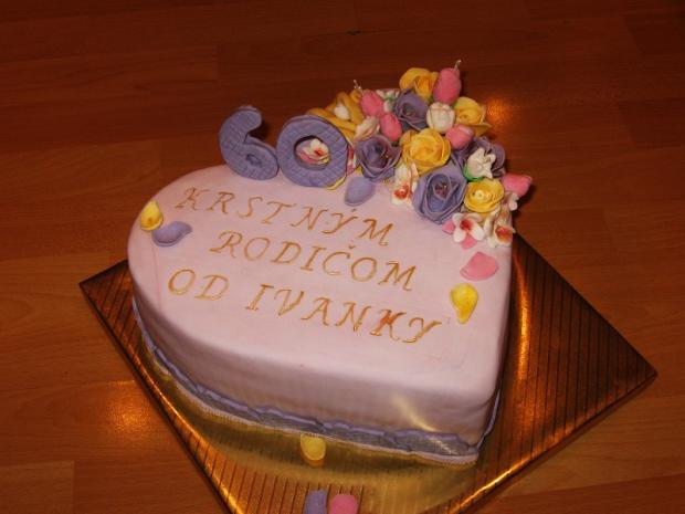 srdce 60, torta srdce 60, torta, dace, 1